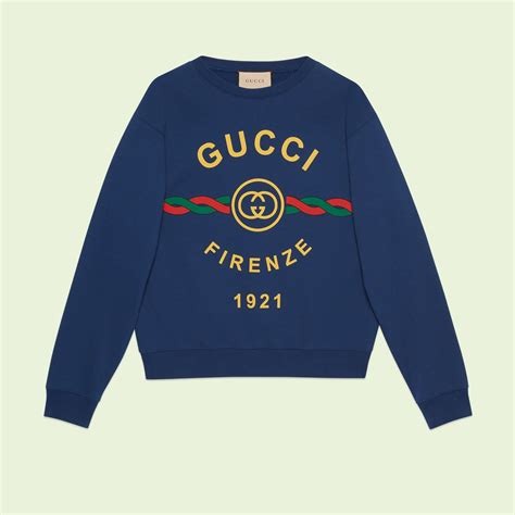 gucci leone felpa|Felpa in cotone Gucci Rem Sleep .